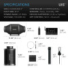 PRO 100mm Filtration Kit - Extractor Fan with Smart Controller & Carbon Filter - AC-FKT4 - AC Infinity
