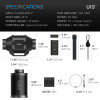 100mm Filter Kit with Silent Air Extractor, Carbon Filter and Duct - AC-FKS4 - AC INFINITY