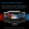 150 mm Filtration Kit with Silent Air Extractor, Carbon Filter and Duct - Speed Controller - AC INFINITY