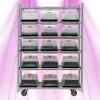 Complete Propagation Cart - LED for Seedlings and Clones - VDL - Professional System Galvanized Steel
