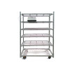 Complete Propagation Cart - LED for Seedlings and Clones - VDL - Professional System Galvanized Steel