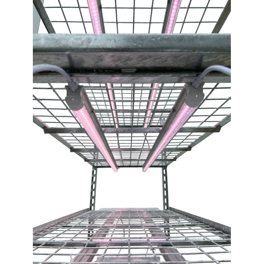 Complete Propagation Cart - LED for Seedlings and Clones - VDL - Professional System Galvanized Steel