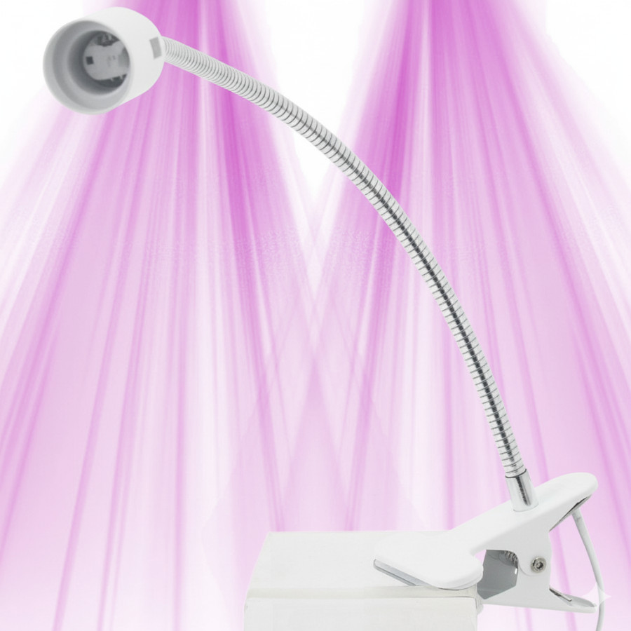Flexible LED spotlight holder with E27 single clip socket - 1