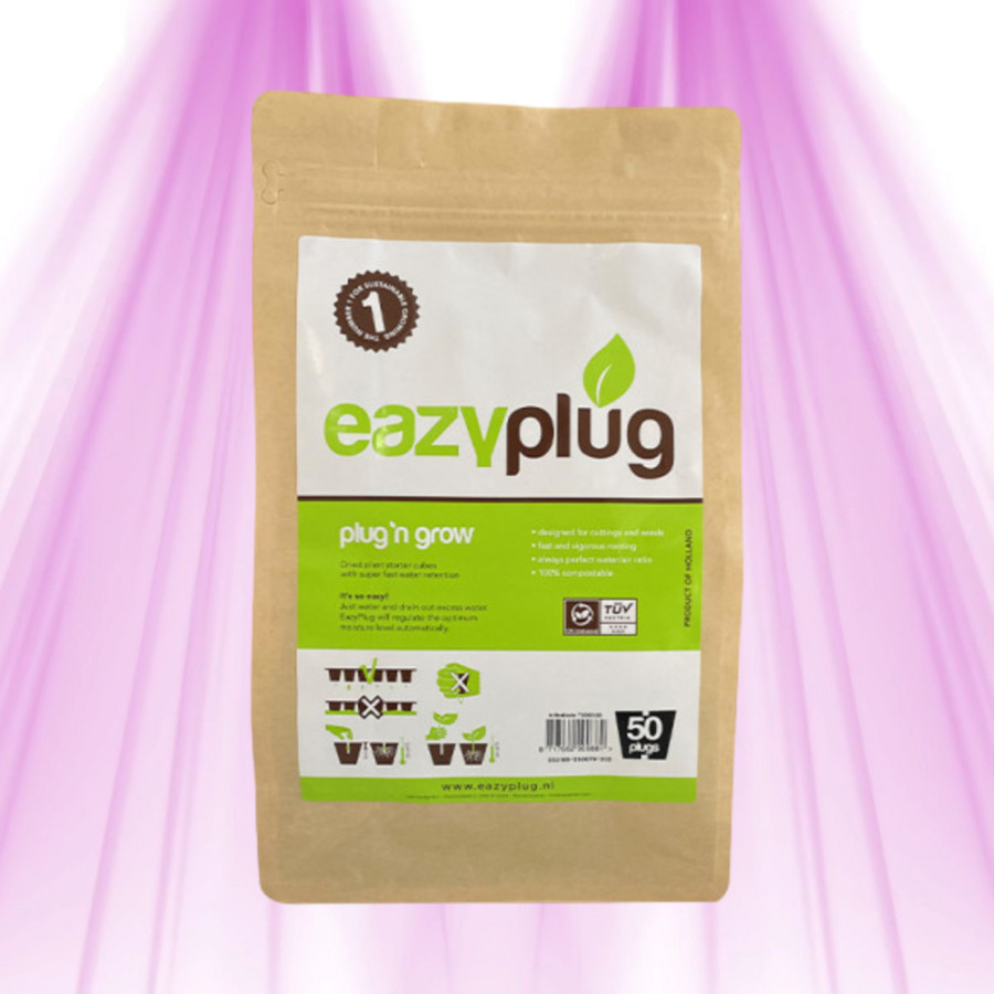 Eazy Plug - Sachet de 50 Eazy Cubes - Semis et Boutures pour enracinement rapide !