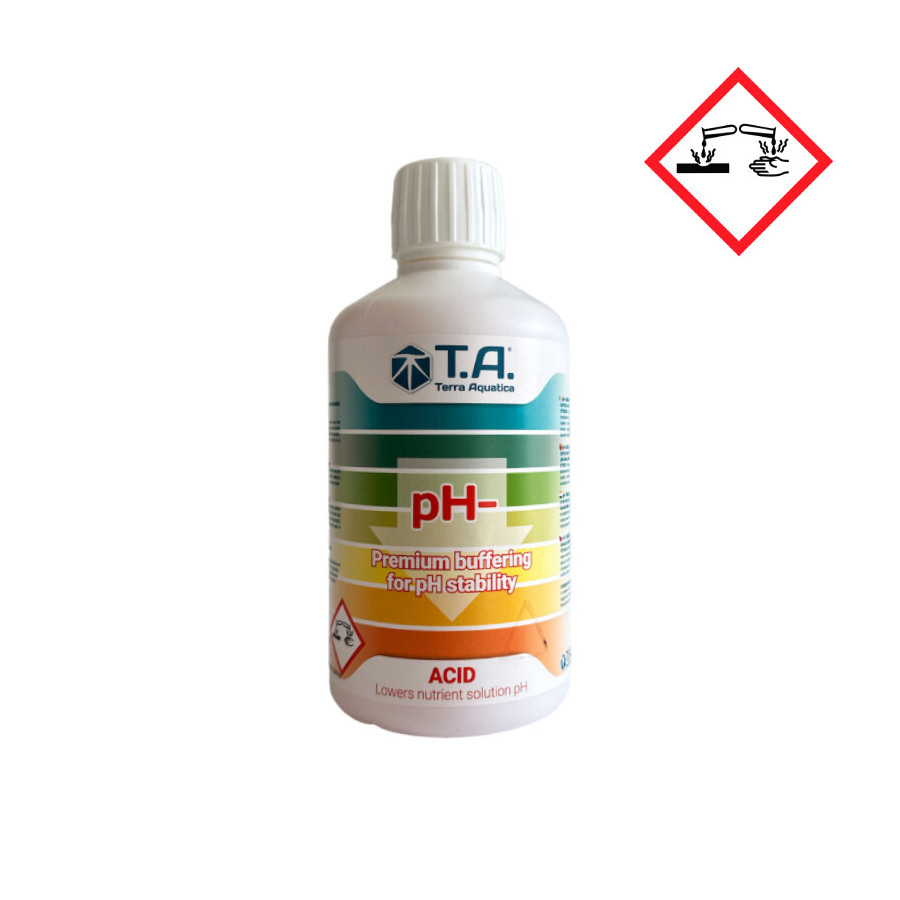Terra Aquatica pH-Down 500ml/1L - Optimizes nutrient absorption