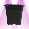 Pot de culture carré noir 25L – Contenant robuste pour culture intérieure et extérieure