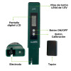 pH Soil and Water Tester - 16 cm Dual-Use Probe - Meliflor
