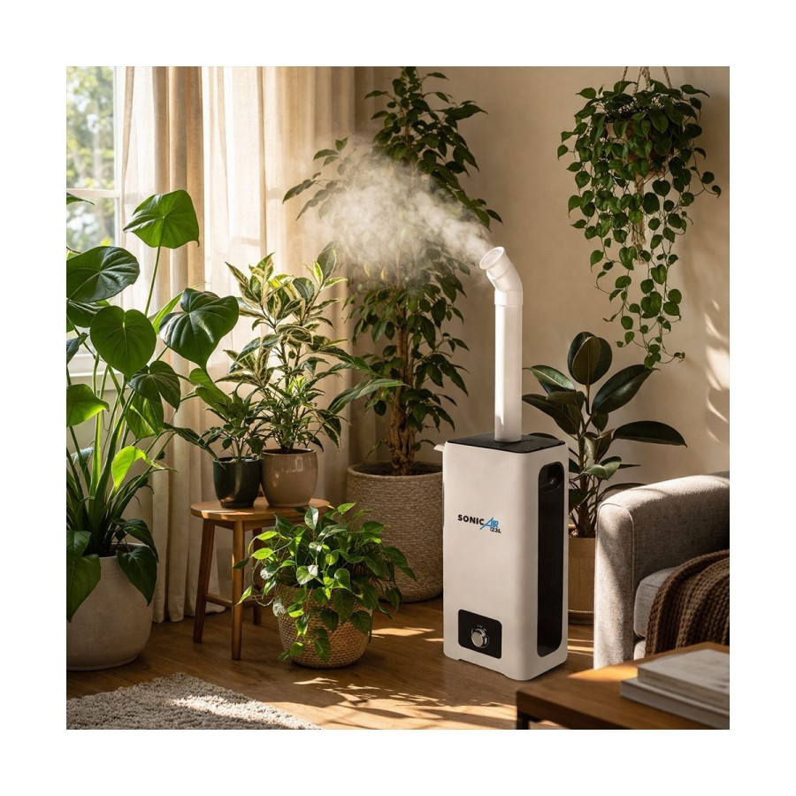 SonicAir 23L Humidifier - Adjustable Flow & Auto Refill