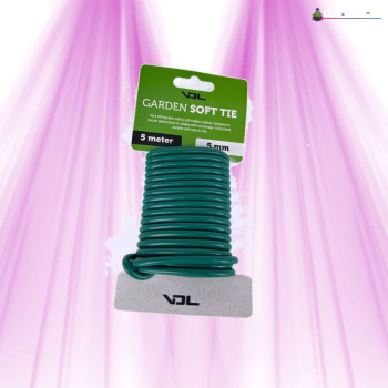 VDL Green Training Wire &Oslash;5mm &ndash; 5m Indoor Plant Support for LED Grow Tents