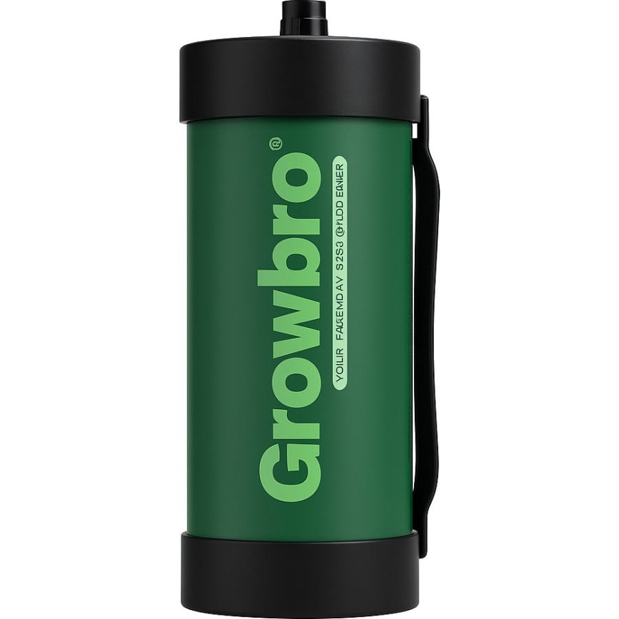 Growbro CO2 Bottle 1.8 kg — Indoor CO2 Enrichment for LED Grows