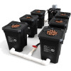 6-Pot RDWC Hydroponic System 27L – Recirculation & Root Oxygenation
