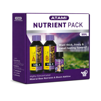 3-Bottle Soil Kit - Nutrient Pack B'Cuzz Soil - ATAMI