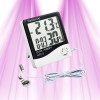 Large-display digital thermo-hygrometer with probe — VDL