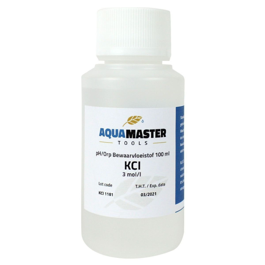 KCl Aqua Master Tools — storage solution — 100 ml — detail