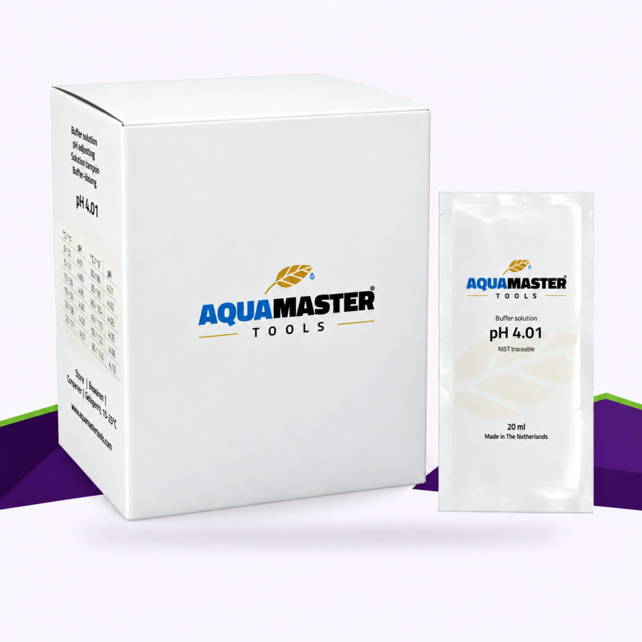 pH 4.01 Aqua Master Tools — calibration solution — 25 sachets of 20 ml — main image
