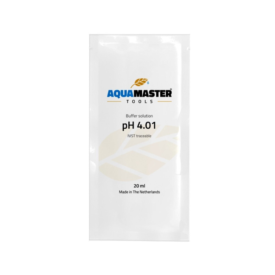 pH 4.01 Aqua Master Tools — calibration solution — 25 sachets of 20 ml — detail