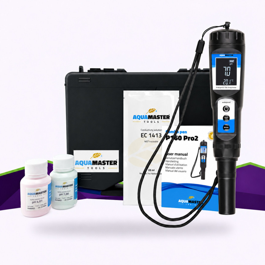 Combo Pen P160 Pro2 Aqua Master Tools — pH, EC, TDS, PPM and temperature meter — main image