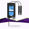 W650 Pro Inline Aqua Master Tools — connected pH and EC monitor