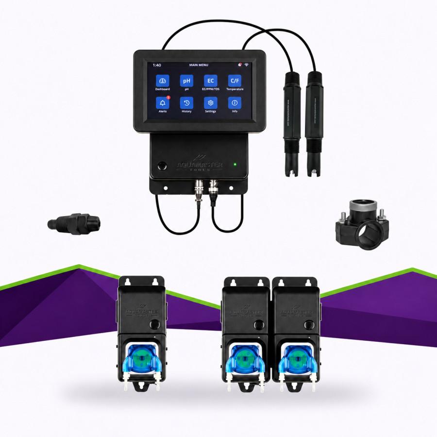 C800 Pro Inline Aqua Master Tools kit — pH + 2 nutrients — main image