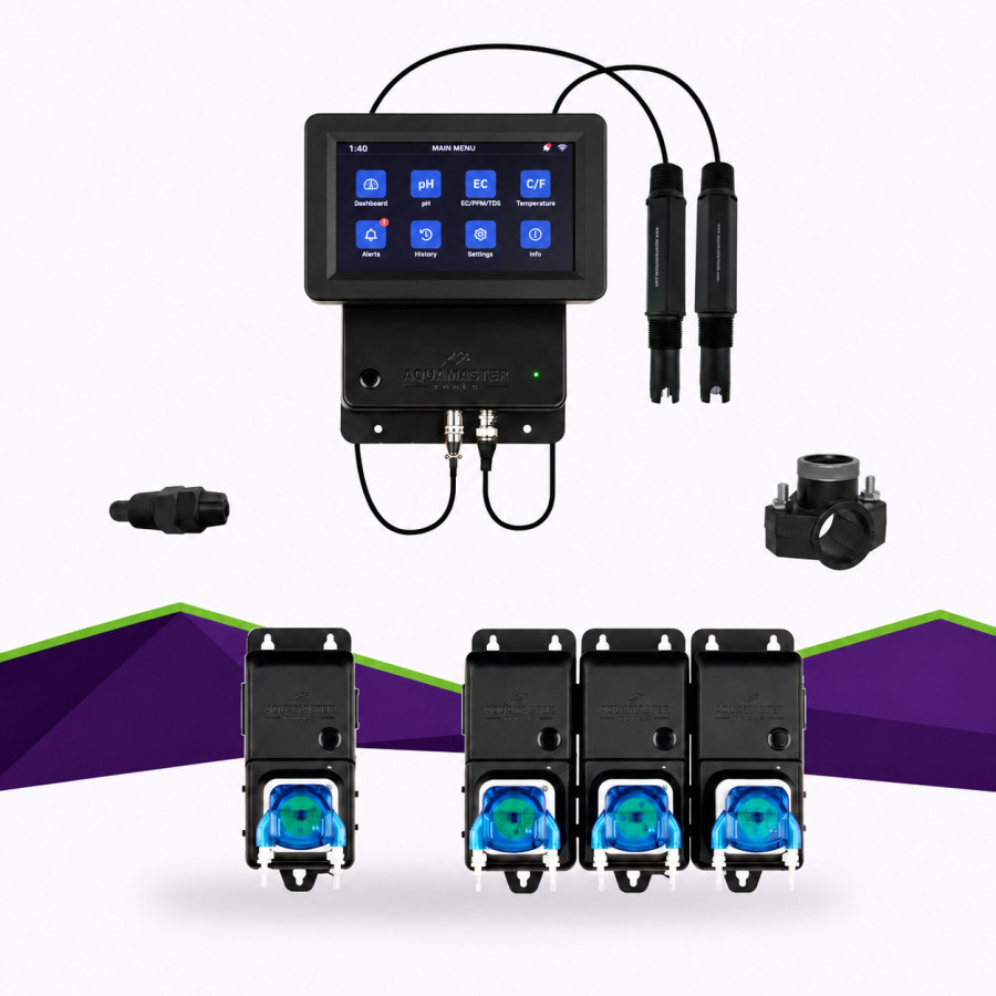 C800 Pro Inline Aqua Master Tools kit — pH + 3 nutrients — main image