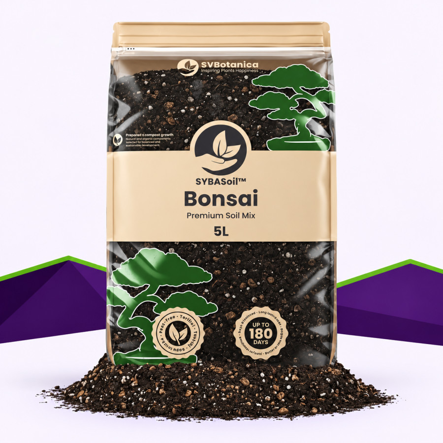 Bonsai Mix SybaSoil — free-draining growing medium for bonsai, 5 L