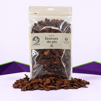 Pine bark SybaSoil — a component for orchids and epiphytes, 3 L