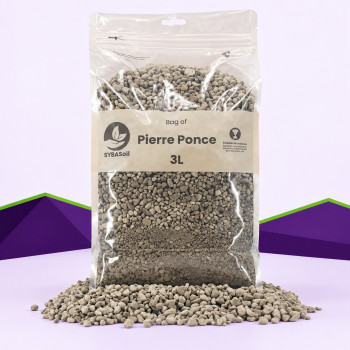 Fine pumice 4–8 mm SybaSoil — a mineral component for growing media, 3 L