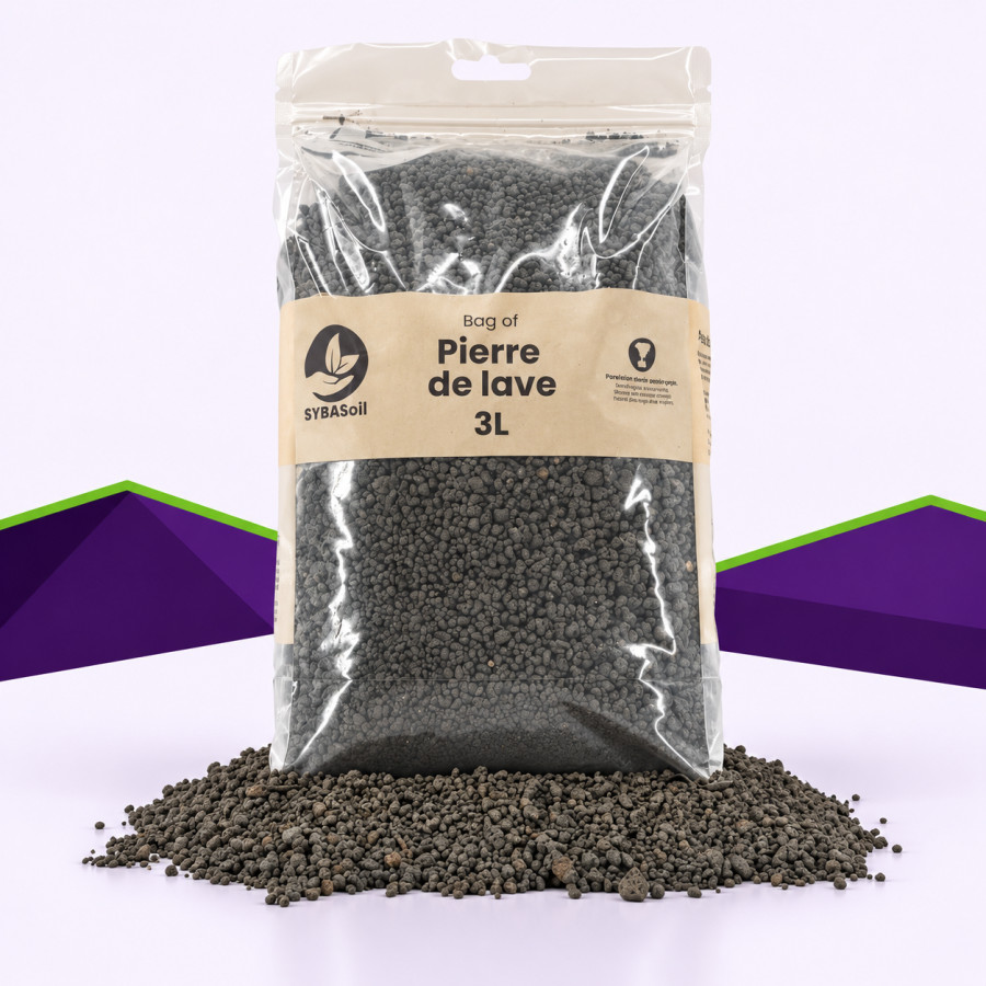 Lava rock SybaSoil — a mineral component for structure, 3 L