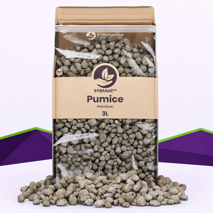 Chunky pumice 8–16 mm SybaSoil — a coarse mineral component, 3 L