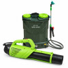 Water Master Bazooka kit with 18 L electric sprayer and green and black atomizer