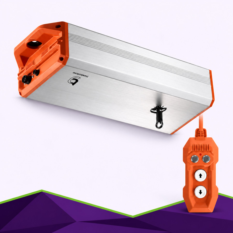 ThinkGrow motorised lifting bundle — lifter and wired remote