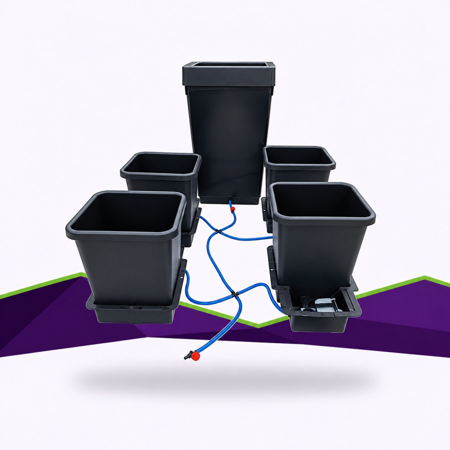 AutoPot kit — 4 × 15 L pots, 47 L reservoir — 9 mm