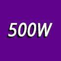 500W