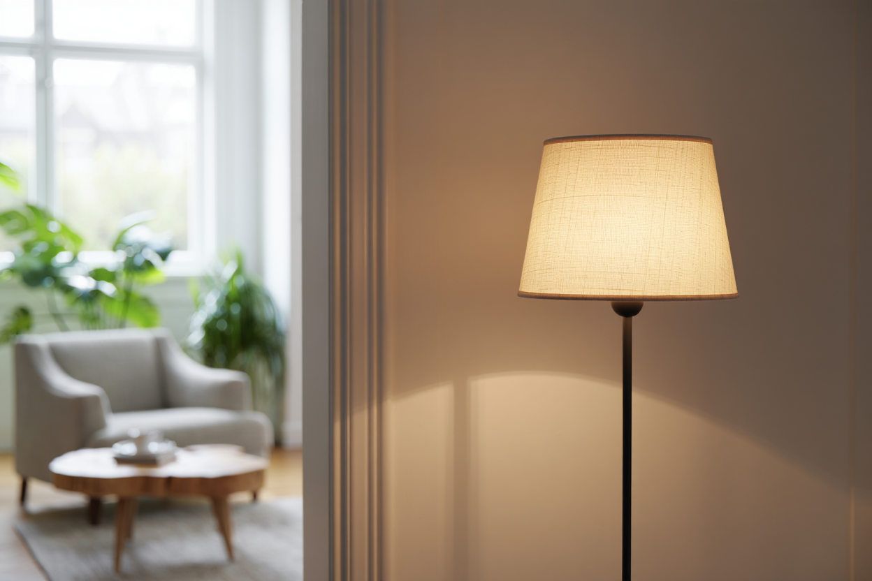 Designer floor lamp: standing lamp for the living room and home