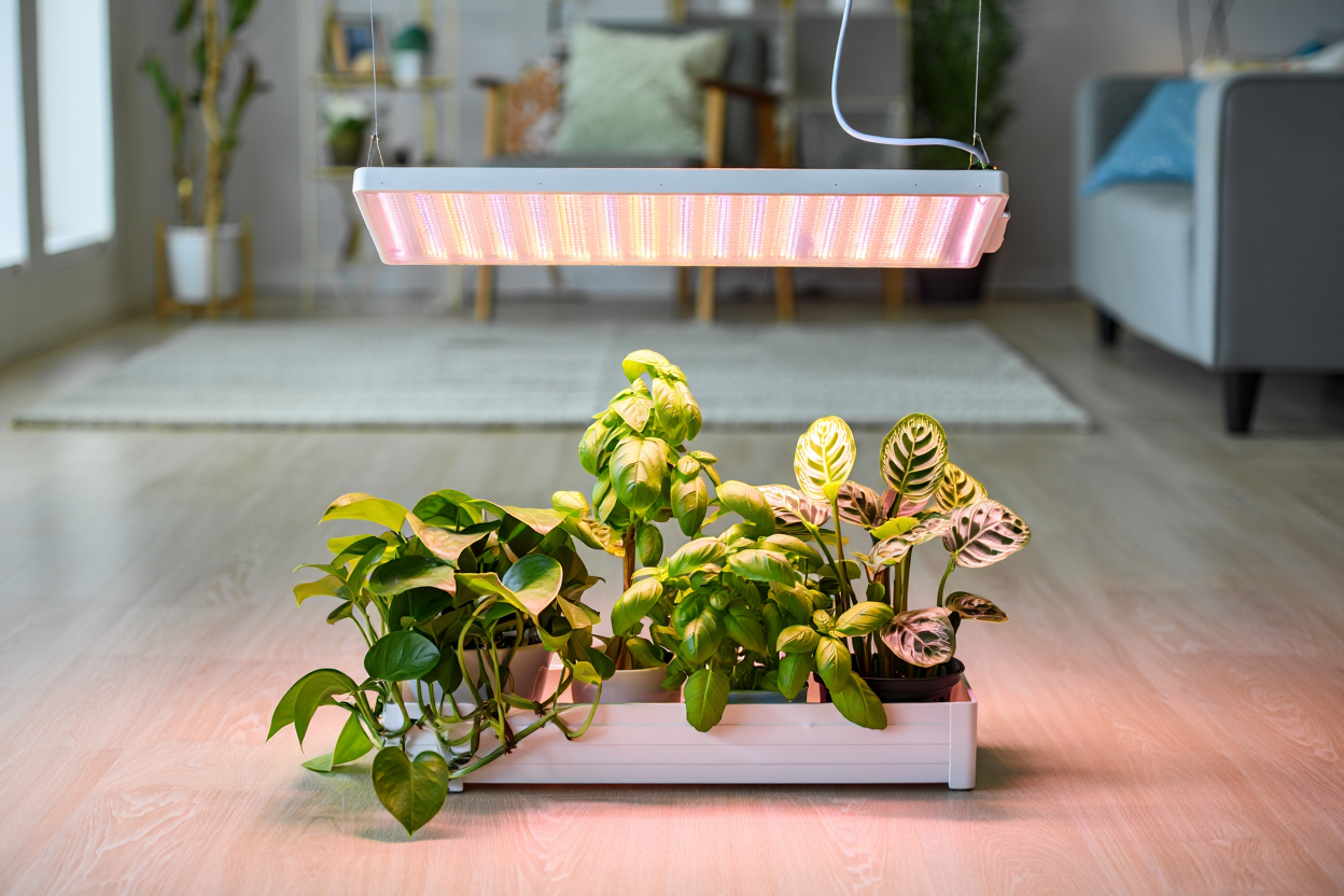 Grow Light for Indoor Plants: Spectrum and Light
