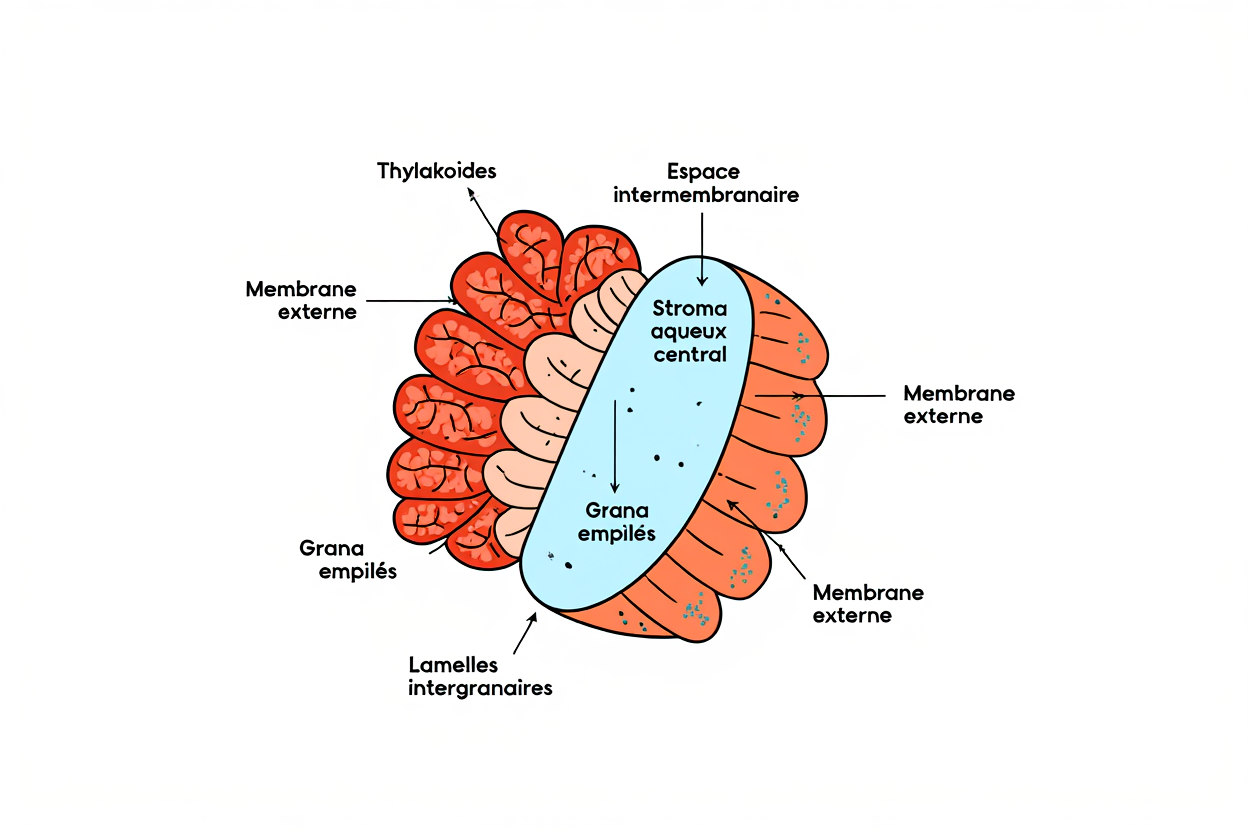 Photosynthesis Chloroplast Diagram: Structure and Phases