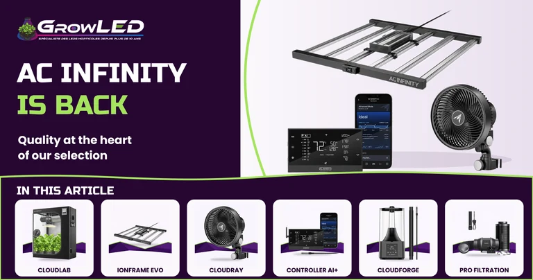 AC Infinity is back at GrowLED: discover the range and our commitment to quality