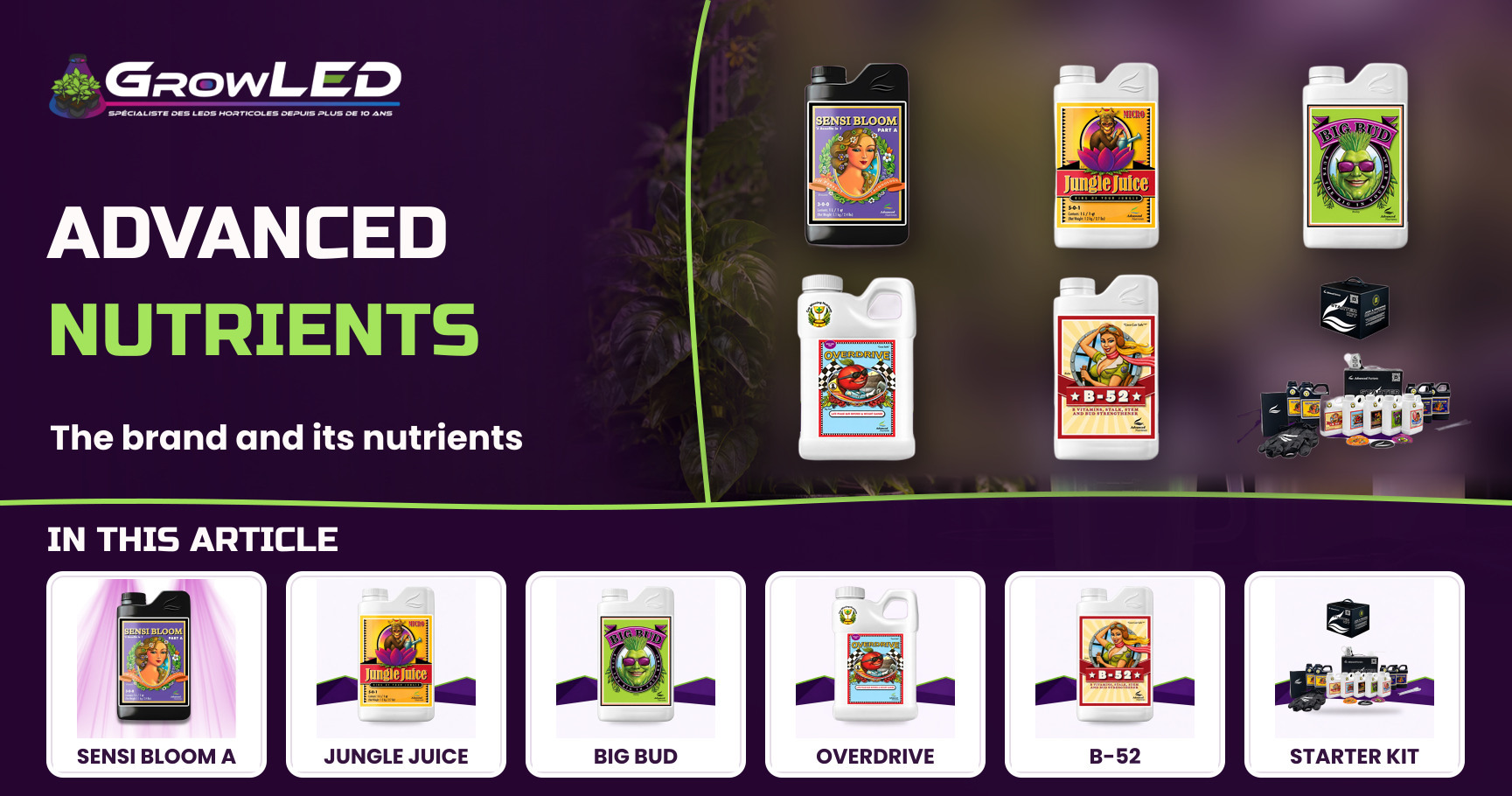 Advanced Nutrients : We tell you everything! The history of the brand and the fertilizers in detail