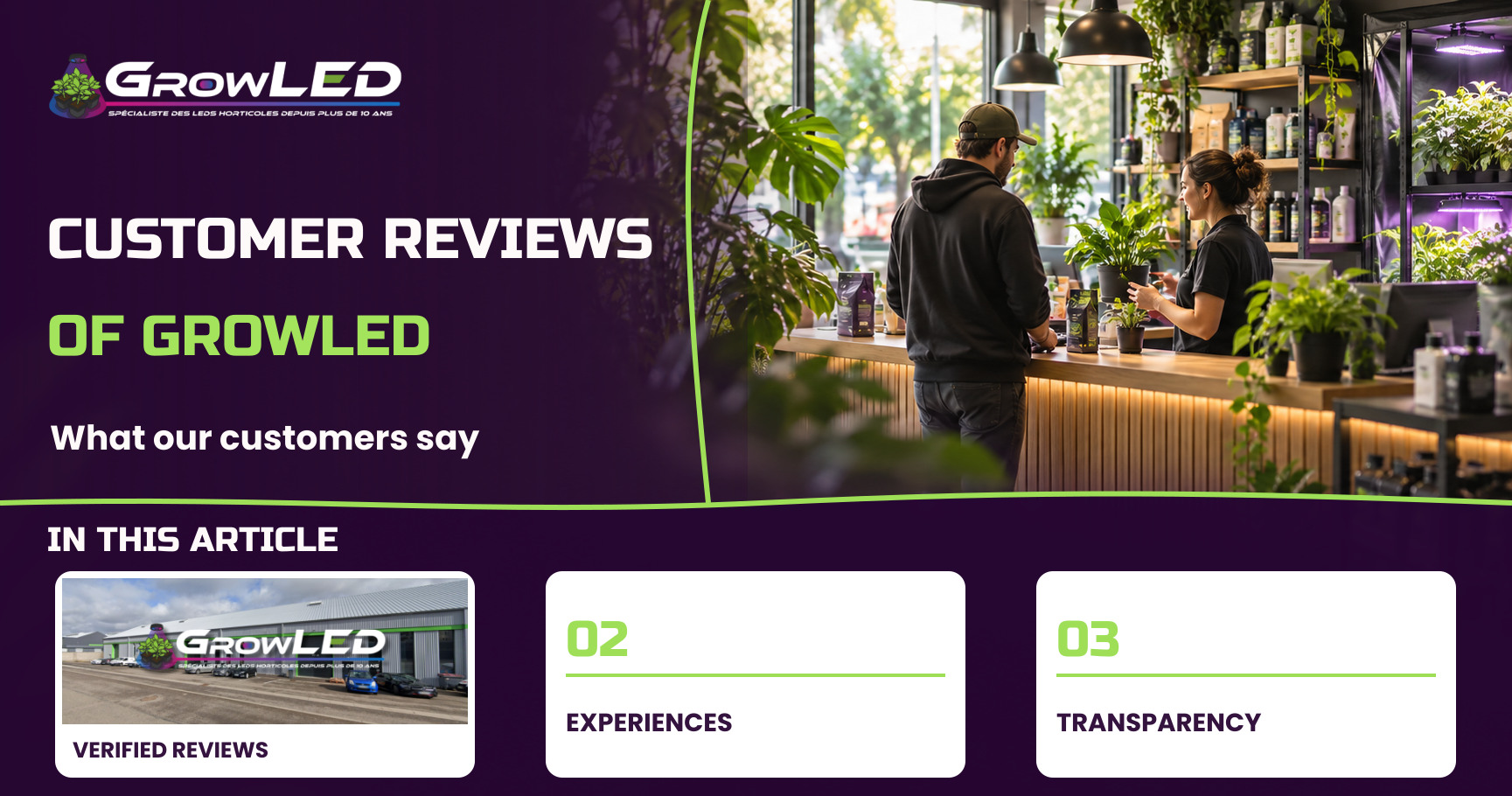 GrowLED reviews: what do our customers really think of our LED grow lights?