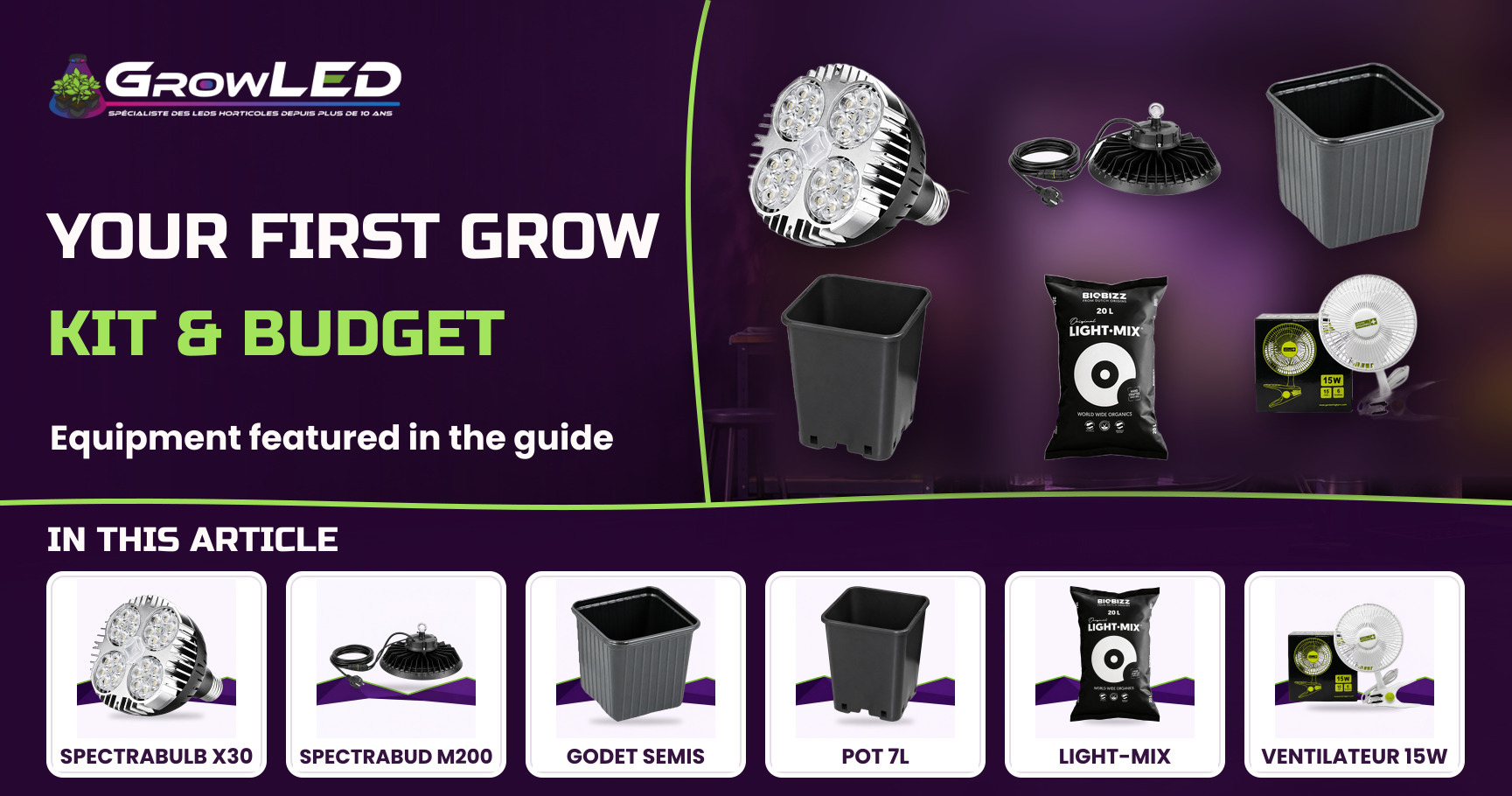 Your first grow: the complete kit and budget checklist to start off right Your first grow: the complete kit and budget checklist to start off right