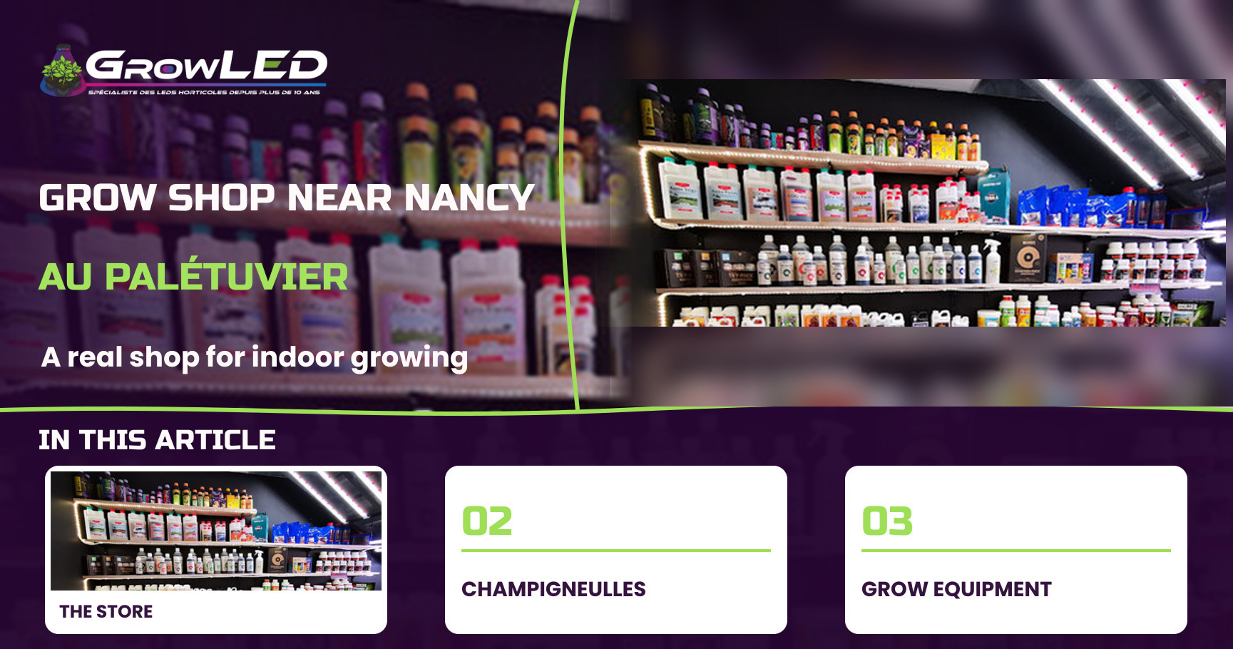 Your growshop in Nancy now available!