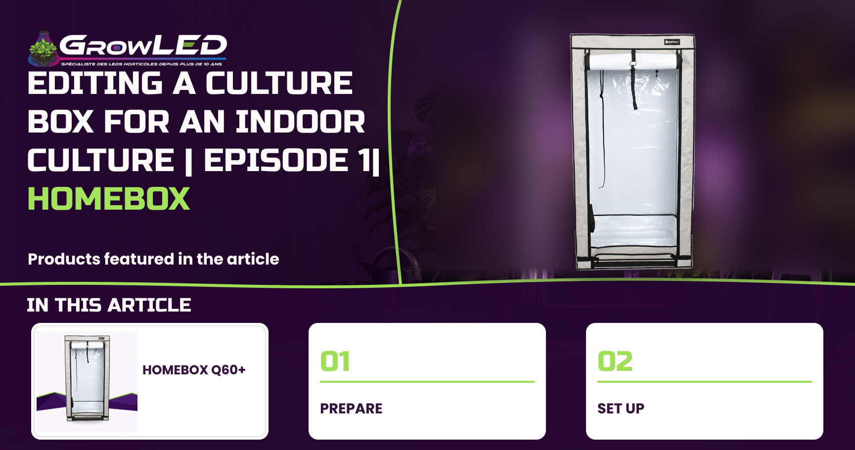 EDITING A CULTURE BOX FOR AN INDOOR CULTURE | EPISODE 1| HOMEBOX