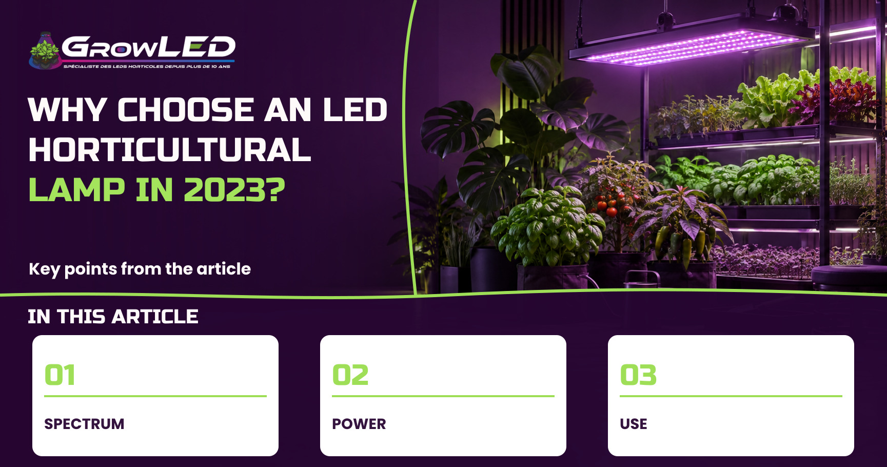 Why choose an LED horticultural lamp in 2023?