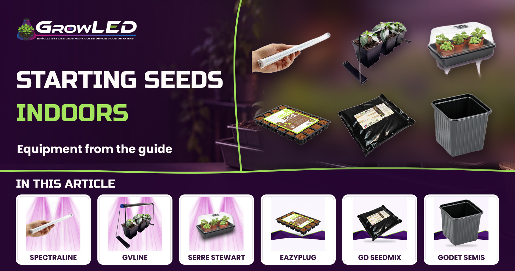 What materials are needed for successful indoor growing?