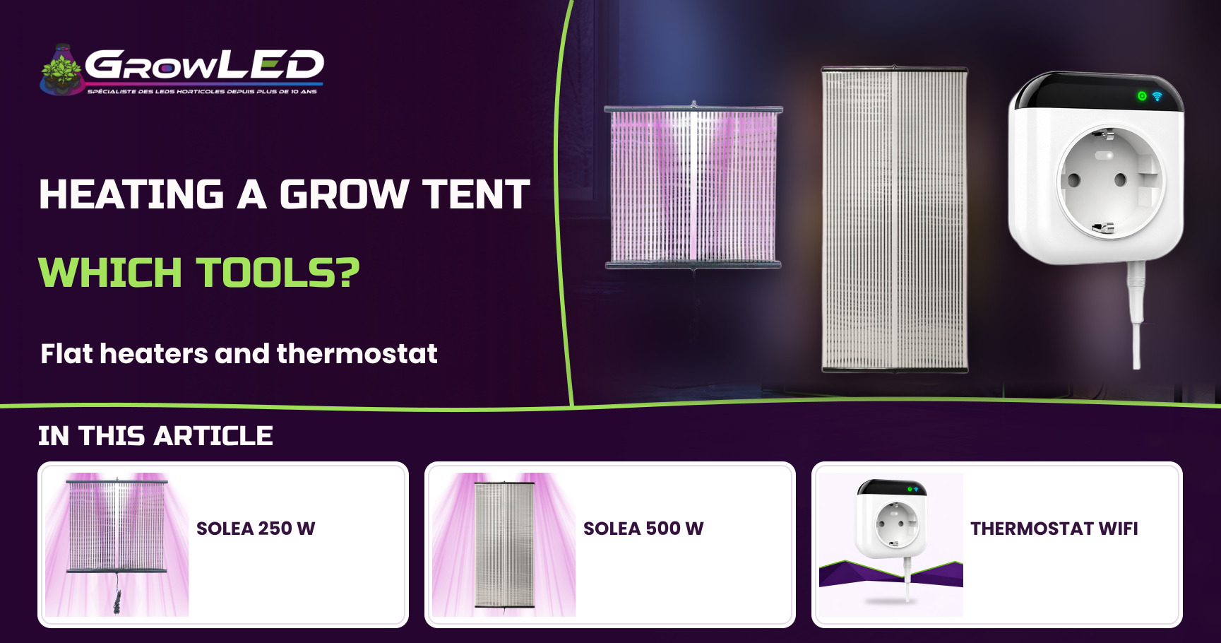 How to properly heat an indoor growing space?