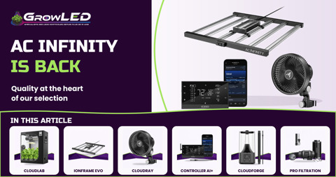 AC Infinity is back at GrowLED: discover the range and our commitment to quality