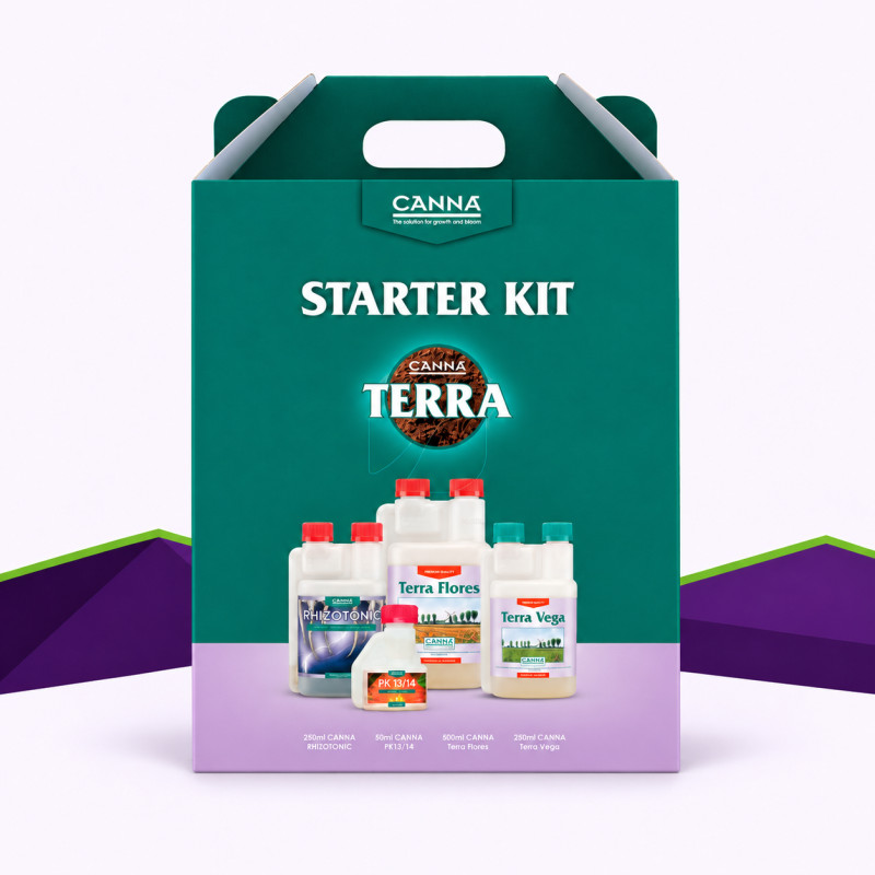 CANNA Terra Starter Kit, four-bottle beginner pack