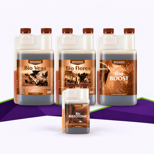 Complete BIOCANNA Pack — organic nutrition in soil